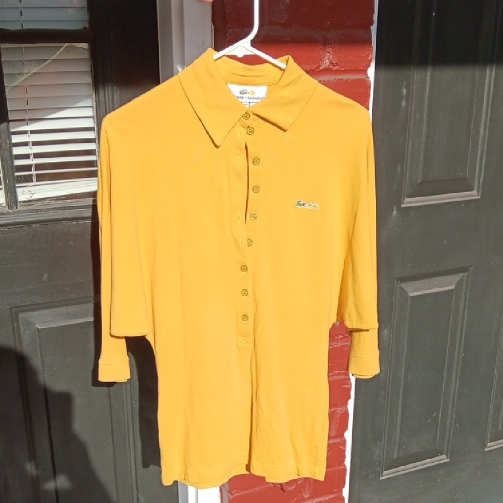 Lacoste Mustard Polo Shirt